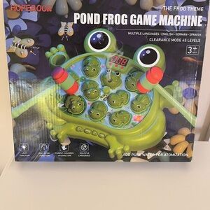 NEW Green Pond Frog Game Machine
